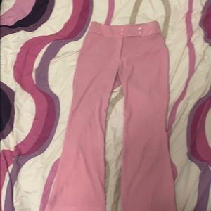 Pink Apple bottom button side pants